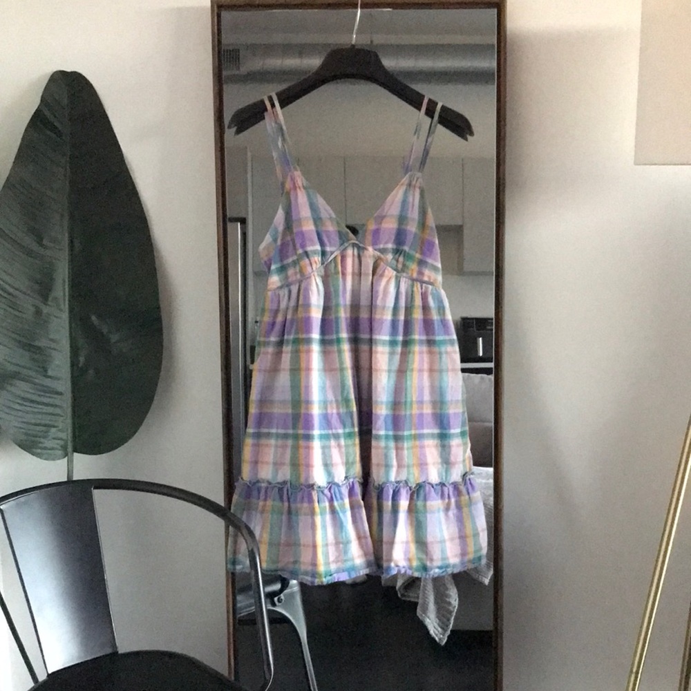 Plaid Pastel Babydoll Dress from Target